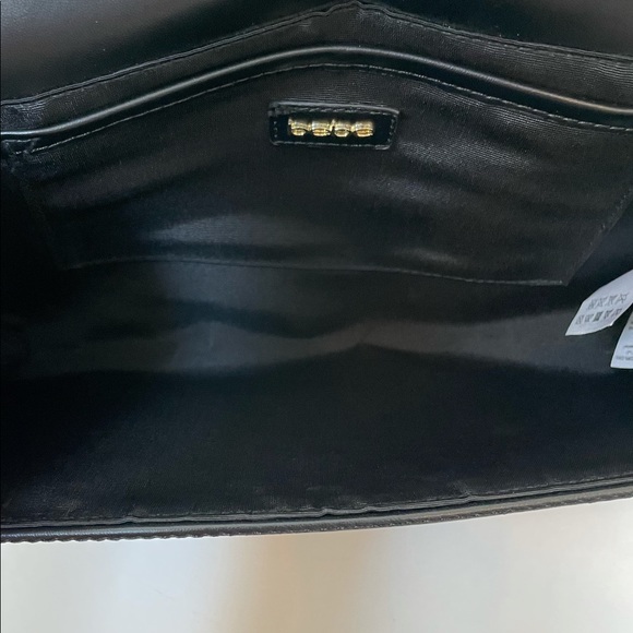 Quilted Bebe Black Crossbody w/ Gold Chain - Picture 8 of 14